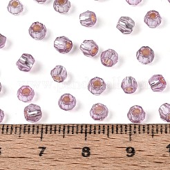 Silber ausgekleidet Glasperlen&nbsp;SEED-T007-18A-10
