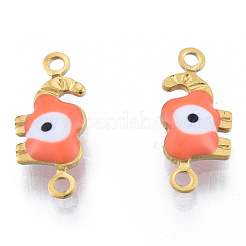 304 Edelstahl Emaille Verbindungsstück Charms&nbsp;STAS-N092-177