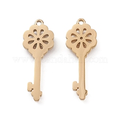 Pendentifs en acier inoxydable 304 avec placage ionique (IP) et montures en strass&nbsp;STAS-G309-02G