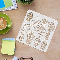 Modelli di stencil per pittura da disegno riutilizzabili in plastica&nbsp;DIY-WH0172-461