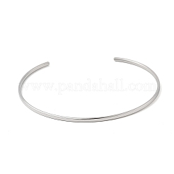 Bracciali a polsino in acciaio inossidabile 304&nbsp;BJEW-D388-01A-P