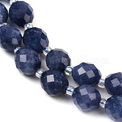 Chapelets de perles en jade de malaisie naturelle&nbsp;G-D305-A01-01E
