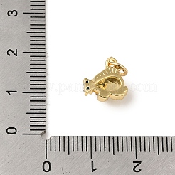 Ottone micro spianare pendenti zirconi&nbsp;KK-R162-014C-G