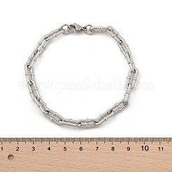 Bracelets à chaîne trombone en acier inoxydable 304 pour femmes et hommes&nbsp;BJEW-F488-58P