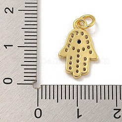 Gestell Messing micro ebnen Zirkonia Anhänger&nbsp;KK-C074-60G-02