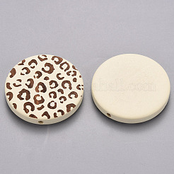 Bemalte Naturholzperlen&nbsp;WOOD-N006-07E