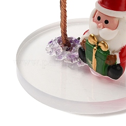 Decorazioni per alberi di natale in scaglie di avventurina verde naturale&nbsp;DJEW-K028-03C