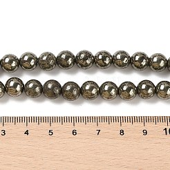 Natürliche Pyrit Perlen Stränge&nbsp;G-A250-A01-01