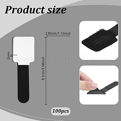 100 attache-câble auto-adhésive en nylon à scratch&nbsp;FIND-GA0008-92