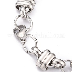 Anlaufgeschützte Gliederkettenarmbänder aus Edelstahl 304&nbsp;X-BJEW-Z011-01P