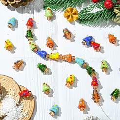 40 Stück 8 Farben handgefertigte Bunte Malerei-Perlen.&nbsp;LAMP-CJ0002-40