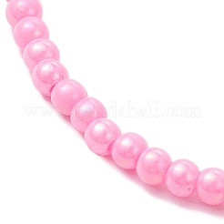 Bracelets extensibles en perles rondes acryliques pour femmes&nbsp;BJEW-JB12065
