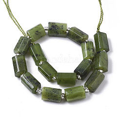 Natürliche kanadische Jade Perlen Stränge&nbsp;G-S345-8x11-006