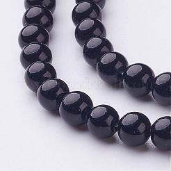 Natur Mashan Jade runde Perlen Stränge&nbsp;G-D263-6mm-XS32