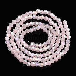 Perle imitazione giada vetro placca fili&nbsp;LS-EGLA-A039-J2mm-B07