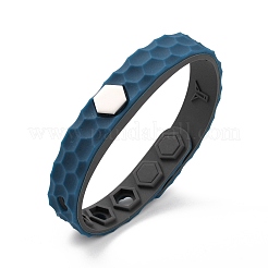 Bracciali in cordino di silicone piatto&nbsp;BJEW-F421-01I