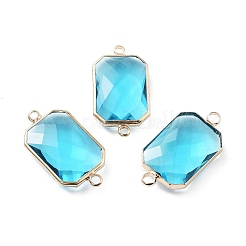 Gestellbeschichtung Messing Pflasterglas Verbinder Charms&nbsp;KK-M013-04G