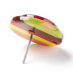 Découverte de boucle d'oreille en acrylique&nbsp;LS-SACR-G014-09A