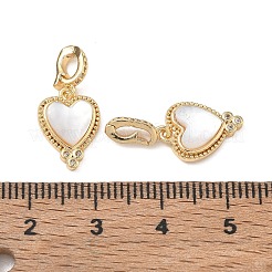Messing micro pave klare zirkonia anhänger&nbsp;CU-CBA746B-02G