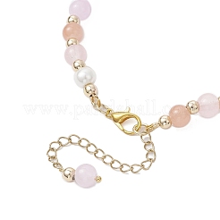 3 set di braccialetti con perline rotonde in vetro di 3 colori&nbsp;BJEW-JB12072