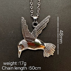 Collares colgantes de pájaro volador de aleación vintage para hombres y mujeres&nbsp;SG2884