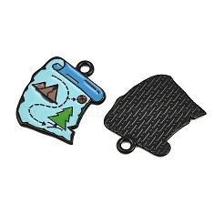 Pendentifs en émail en alliage de peinture de cuisson&nbsp;AL-CBA79B7-03EB-01