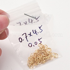 Messing Open Ringe springen&nbsp;KK-G604-08S-15