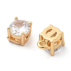 Breloques en laiton zircon cubique transparent&nbsp;KK-G516-29G