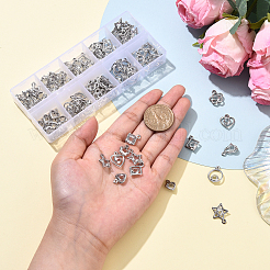 100 Stück 10 Stile Rack-Plating umweltfreundliche Legierung Charms&nbsp;FIND-YW0008-79