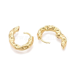 Orecchini a cerchio in ottone ad anello da donna&nbsp;EJEW-N054-59G