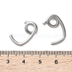 Ohrringzubehör aus Edelstahl 304&nbsp;STAS-L282-001P