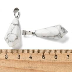 Natürliche Howlith-Anhänger&nbsp;G-B127-15P-03