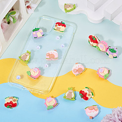 30 Stück Obst-Deko-Cabochons aus undurchsichtigem Harz&nbsp;RESI-TADJ0001-21