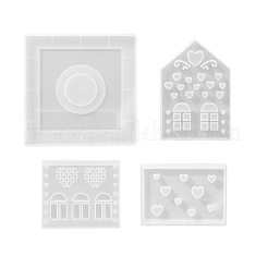Weihnachtsherzhaus DIY Kerzensilikonformen&nbsp;PW-WGADDB1-01