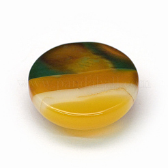 Gefärbte natürliche gestreifte Achat-Cabochons&nbsp;G-R348-20mm-04
