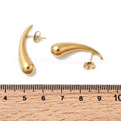 Pendientes de lágrima de acero inoxidable 304&nbsp;LS-EJEW-F398-05G