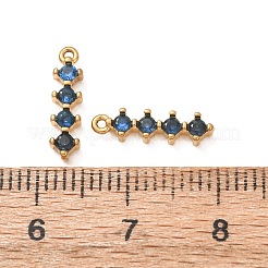 Anhänger aus Edelstahl 304 und GlasStrassen&nbsp;RB-G606-03G