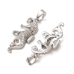 Messing micro pave klare zirkonia anhänger&nbsp;CU-CBAAA19-01P