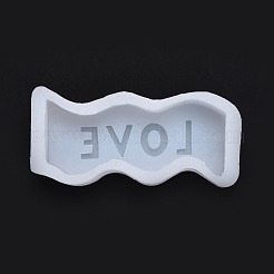 Silikon-Kerzenform mit gewellten Buchstaben&nbsp;DIY-Z015-01
