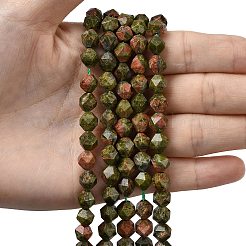 Chapelets de perles en unakite naturelle&nbsp;G-Z119-A31-02