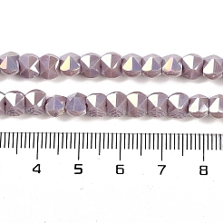 Chapelets de perles en verre électroplaqué&nbsp;EGLA-B009-05A-09