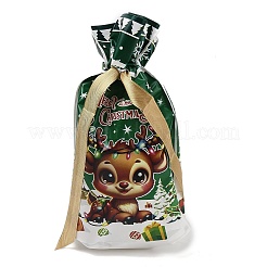 Weihnachtshirsch Plastikverpackungsbeutel Kordelzugbeutel&nbsp;ABAG-Q053-05A
