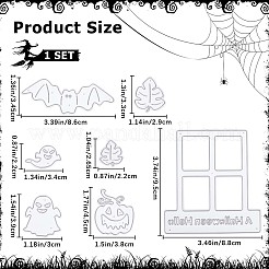 Halloween Kohlenstoffstahl Schneidwerkzeuge Schablonen&nbsp;DIY-WH0387-65MP