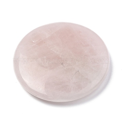 Natürliche Rosenquarz-Cabochons mit Chakren-Motiven&nbsp;G-P001-22B