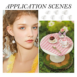 35 Stück Miniatur-Ornamente in 7 Stilen aus Harztassen.&nbsp;DOLL-TA0001-02