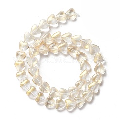 Perle di vetro trasparente filo&nbsp;GLAA-F112-01C