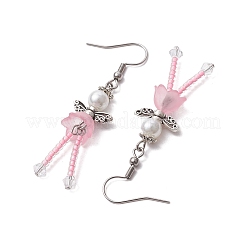 Boucles d'oreilles pendantes féeriques en acier inoxydable 304&nbsp;EJEW-MZ00129-02