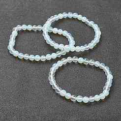 Opalite Perlen Stretch-Armbänder&nbsp;BJEW-D446-B-07