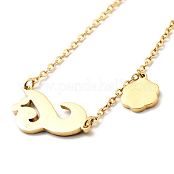 Braccialetto con ciondolo fiore smaltato&nbsp;BJEW-P273-04G