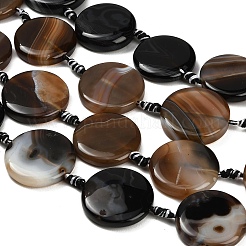 Brins de perles d'agate naturelles teintées et chauffées&nbsp;GG-CBAB9C6-G01-01